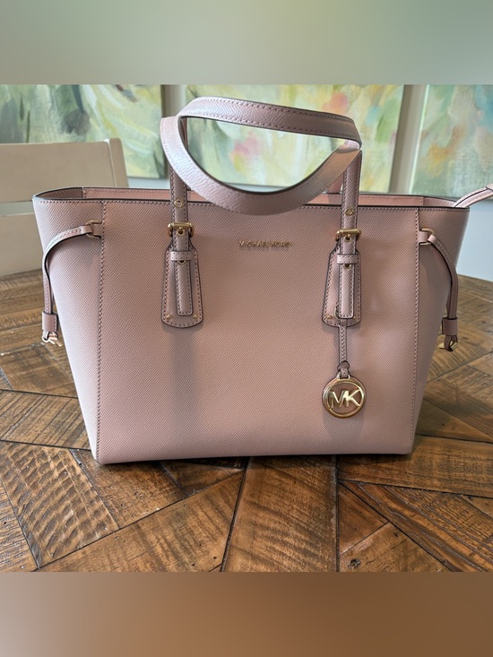 Michael Kors Handbags - Michael Kors Blush Saffiano Leather Tote with Gold Accent